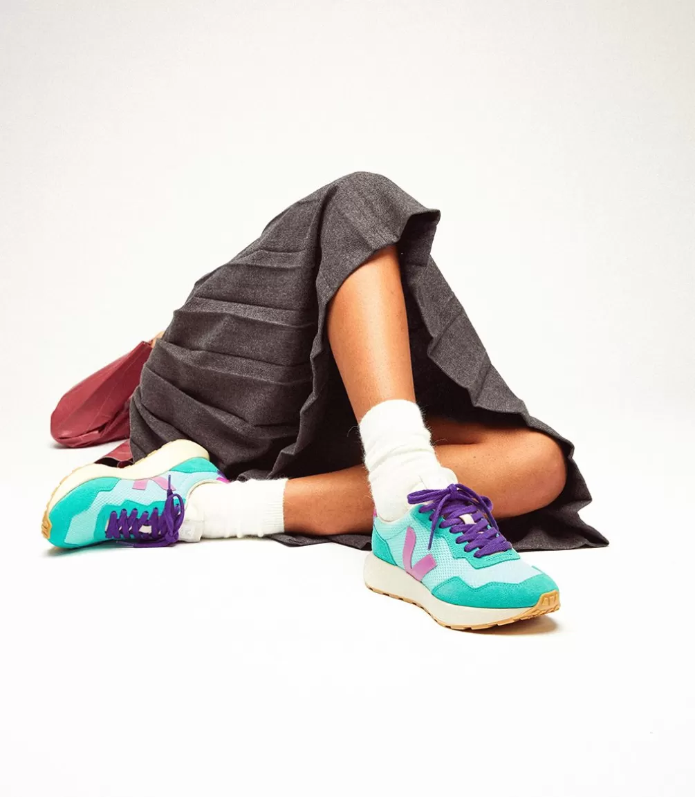Women VEJA Paulistana | Paulistana<PAULISTANA ALVEOMESH TURQUOISE MULBERRY