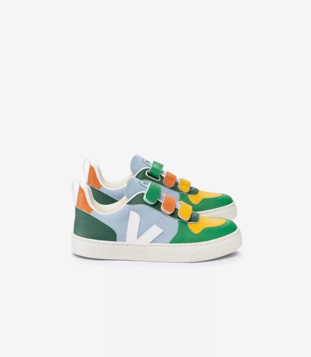 Kids VEJA Kids<V-10 SUEDE MULTICO STEEL